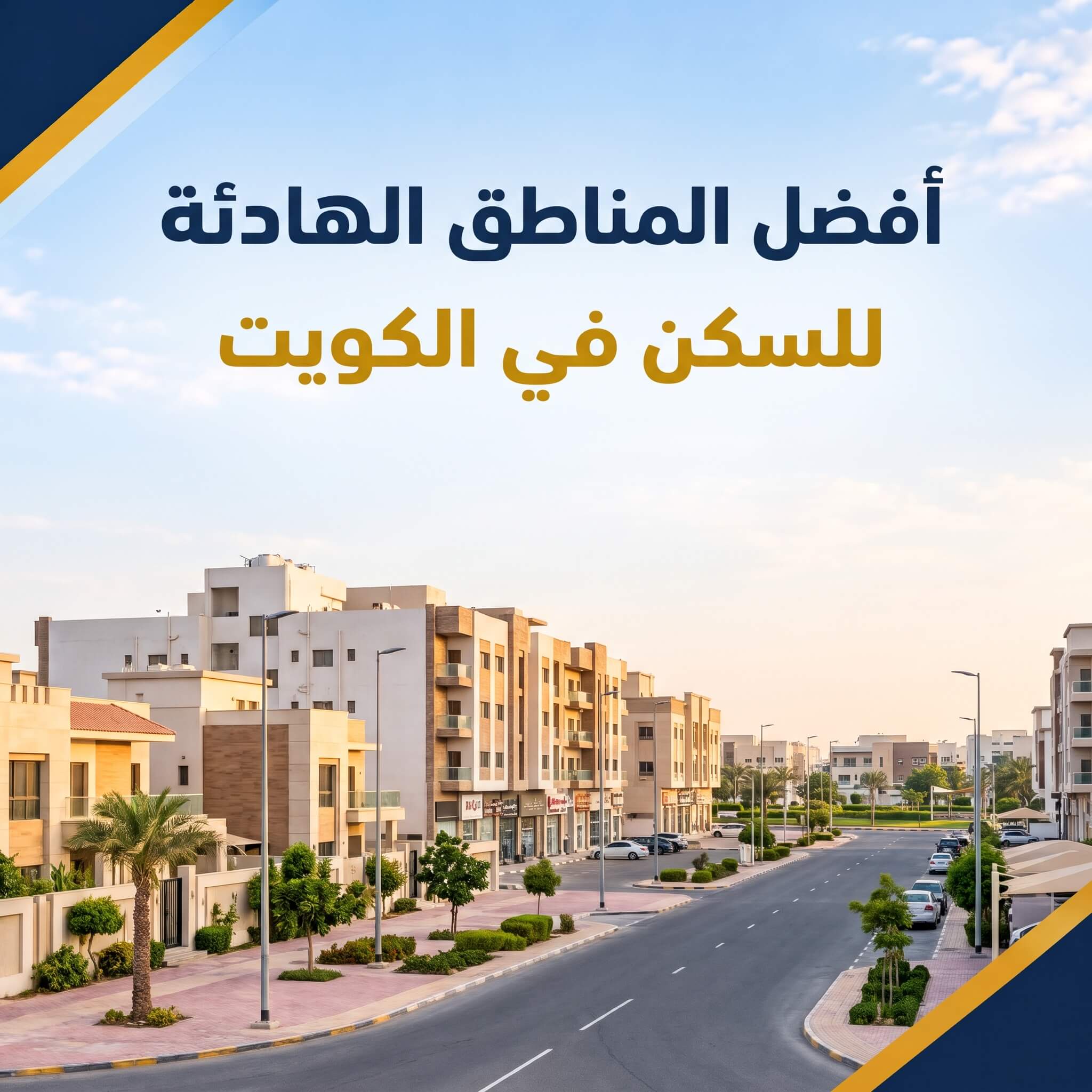أفضل المناطق الهادئة للسكن في الكويت
