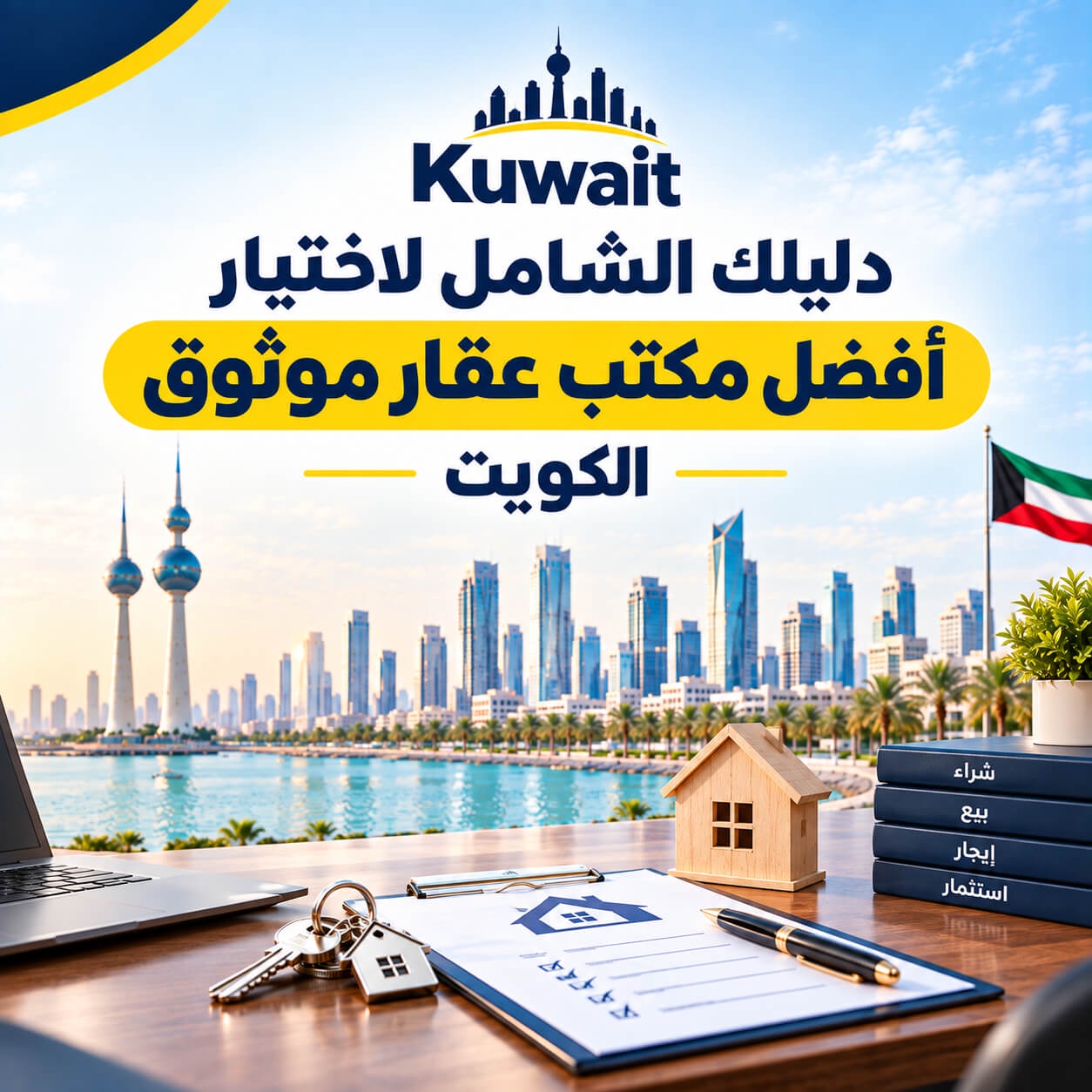 دليلك الشامل لاختيار أفضل مكتب عقار موثوق الكويت