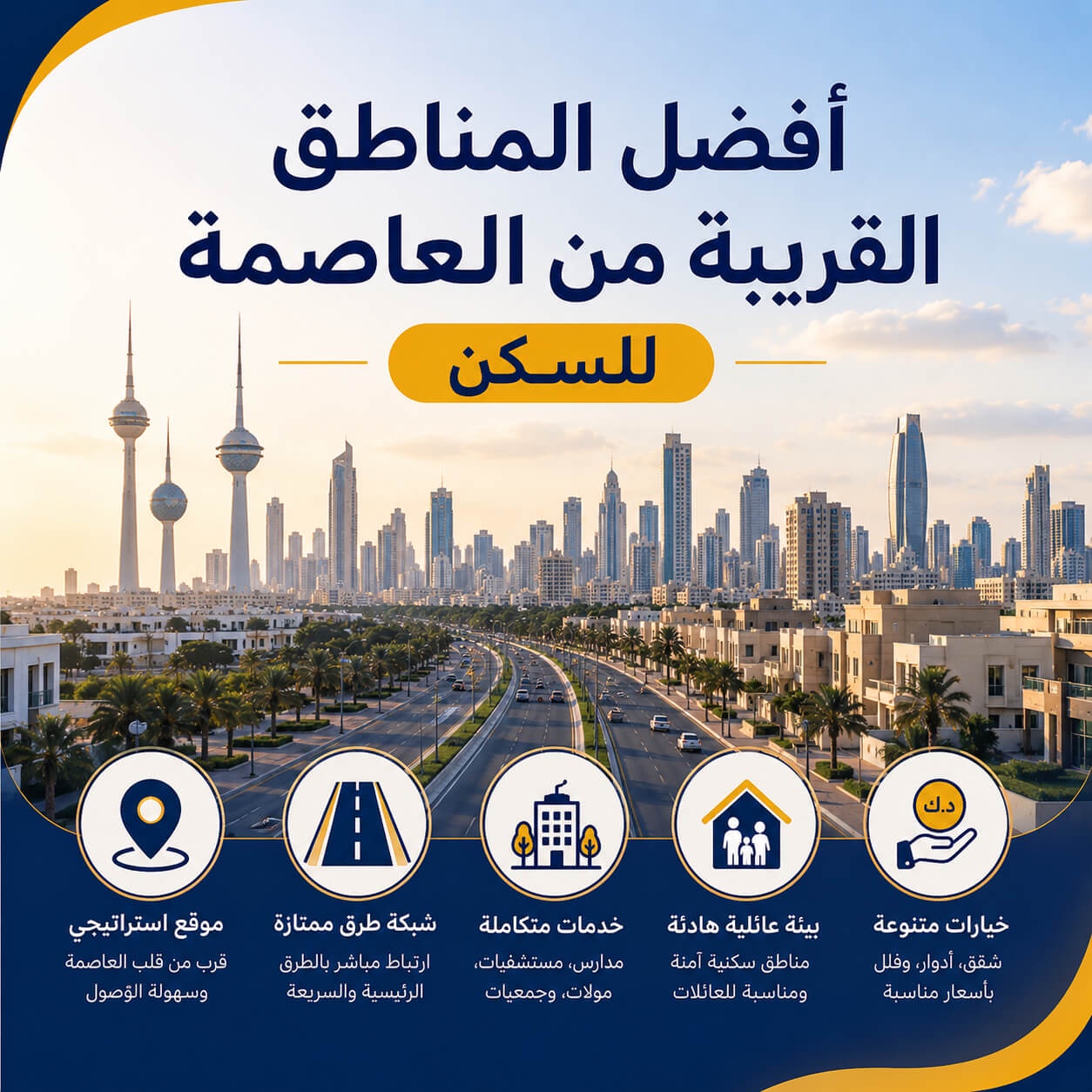 أفضل المناطق القريبة من العاصمة للسكن